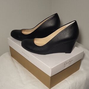Jessica Simpson Black Heels Comfortable, Size 5.5